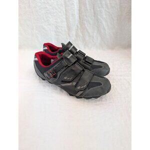 Shimano size 49 cycle shoes red black mountain bike 2 bolt